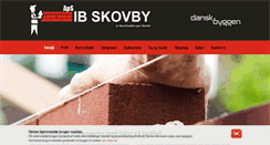 Desktop Screenshot of ib-skovby.dk